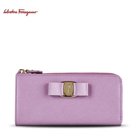 S.Ferragamo 蝴蝶结拉链钱包#图片