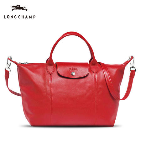 Longchamp 小羊皮折叠短柄1515#图片