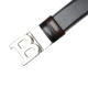 Bally B BUCKLE 35 M 板扣皮带#黑色/米黑条纹 110