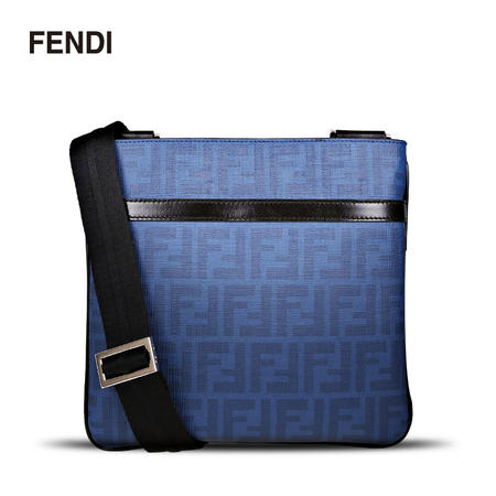 Fendi 双F扁平斜挎包#图片