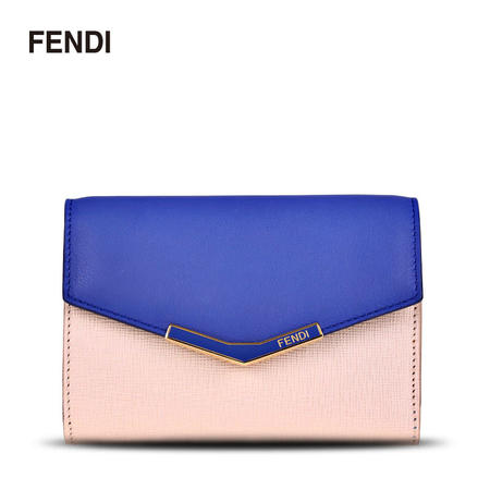 Fendi 短款翻盖钱包#