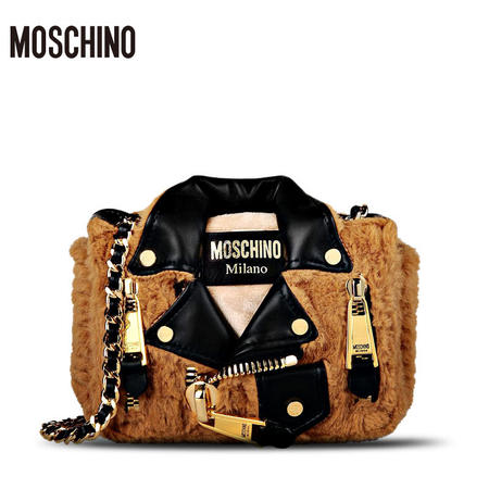 Moschino 衣服款链条斜挎包图片