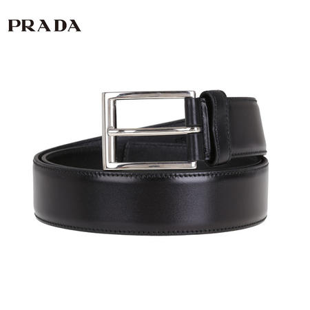 Prada 小牛皮方框针扣皮带