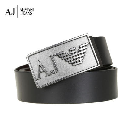 Armani.J 皮革可调节双面腰带图片