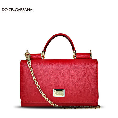 Dolce & Gabbana 牛皮长链手机手拿包