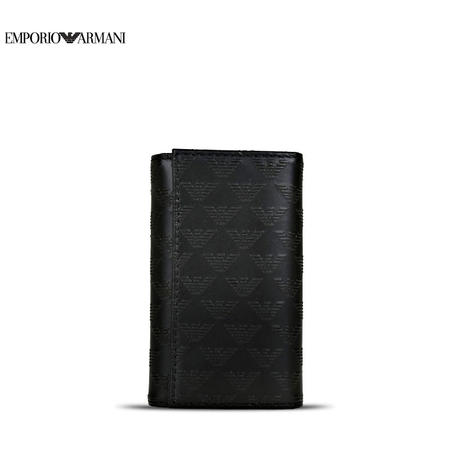 Emporio Armani Logo压纹钥匙包