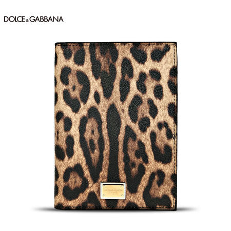 Dolce & Gabbana 经典豹纹护照夹