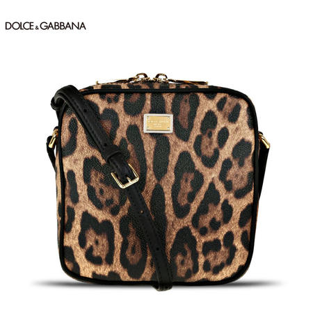 Dolce & Gabbana 经典豹纹链条单肩小包图片