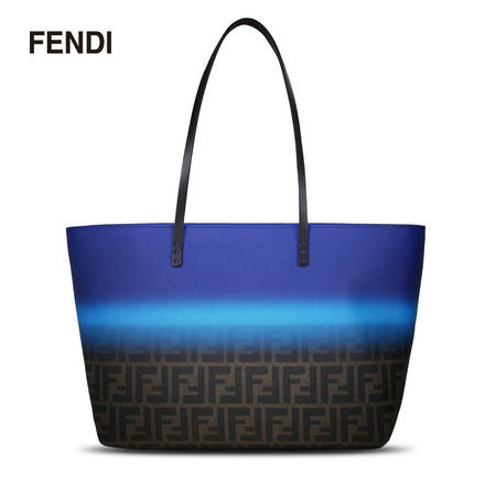 Fendi FF LOGO 半渐变色 单肩包图片