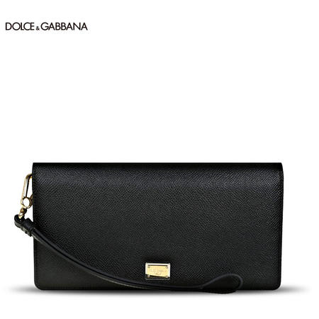 Dolce & Gabbana 女款牛皮翻盖手腕包手拿包