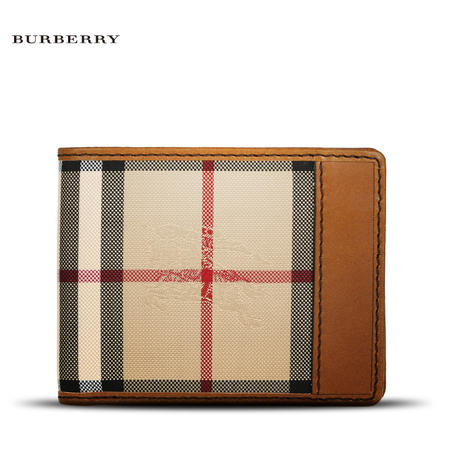 Burberry Hipfold 短款对折钱夹 H