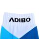 艾迪宝 男式 羽毛球运动袜子 三双装加厚毛巾高级底 A-25 白色