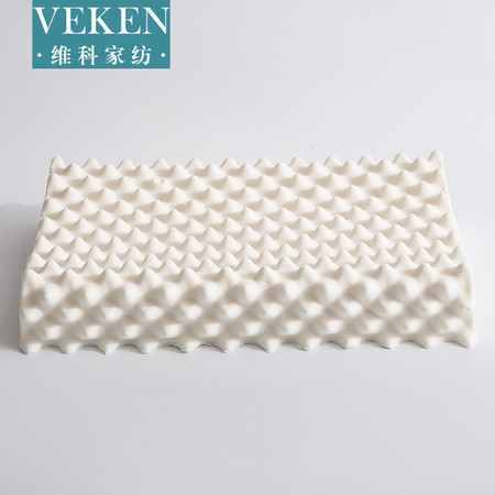 维科 波浪形颈椎枕头护颈枕芯家用成人狼牙乳胶枕图片