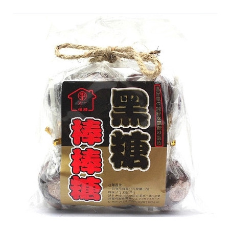 台湾进口 一珍黑糖话梅夹心棒棒糖果袋装150g(10支）*3袋
