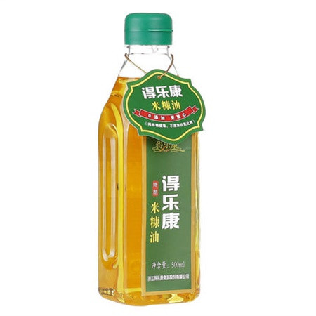 得乐康纯正米糠油 稻米胚芽食用油非转基因无胆固醇500ml*2图片