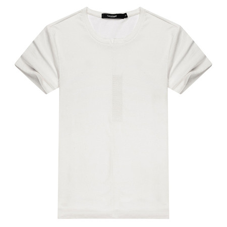 LESMART莱斯玛特 新款男士纯棉时尚纯色修身圆领短袖T恤TH17663图片