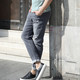 LESMART 莱斯玛特男士新款时尚破洞休闲牛仔裤 DH18514