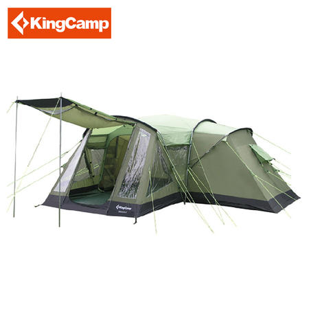 KingCamp/康尔户外野营两室 防暴雨多人双层帐篷 KT3064