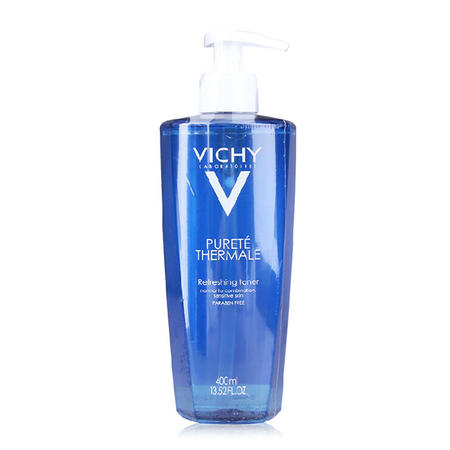  Vichy/薇姿温泉矿物水活爽肤水400ML 控油补水收缩毛孔 舒缓