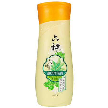 六神  艾叶健肤沐浴露（清凉型）200ml