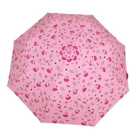 Hello Kitty凯蒂猫户外雨具直柄伞印花透明伞长柄雨伞图片