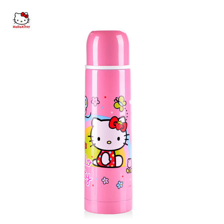 Hello Kitty 凯蒂猫不锈钢保温水壶 500ml 子弹头保温壶图片