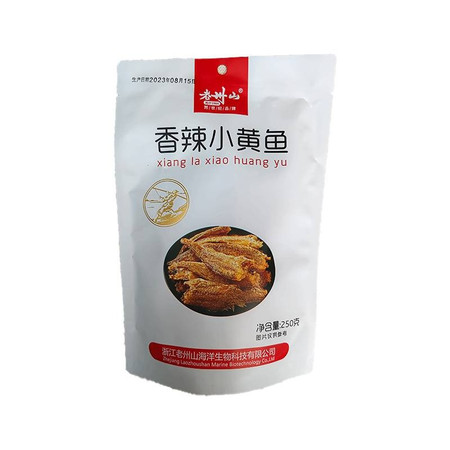 老州山 220g香辣小黄鱼休闲食品图片