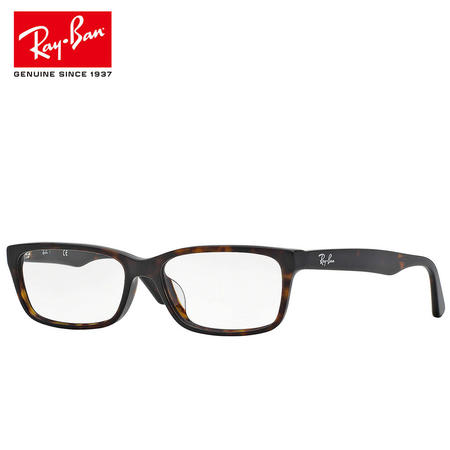 RayBan 雷朋 近视眼镜框男女 亮面玳瑁色方框板材光学 眼镜架RX5296D 2012图片