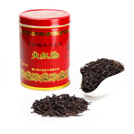 中茶 海堤 黑乌龙 茶叶 武夷岩茶 AT103红罐大红袍125g/罐 中粮出品图片