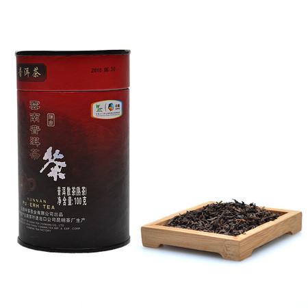 中茶 云南普洱茶 熟茶 散茶 8年陈Y0515罐装熟普洱100g/罐 陈香显著 中粮荣誉出品图片