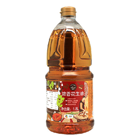 中粮 初萃 压榨一级浓香花生油1.8L/桶图片