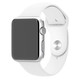 Apple Watch Sport 42mm银色铝金属表壳 白色运动型表带 MJ3N2