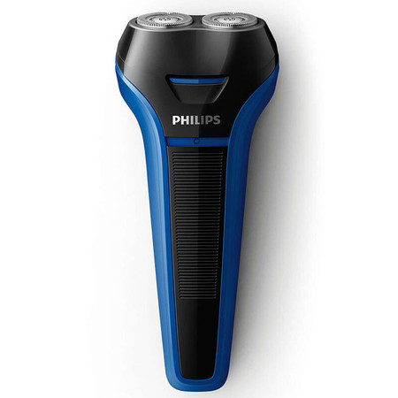 飞利浦/PHILIPS 电动剃须刀刮胡刀水洗胡须刀双刀头全身水洗 航海蓝 S101/02