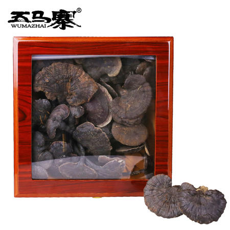 五马寨野生黑灵芝 500g/盒图片