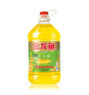 金龙鱼 AE一级营养大豆油 5L/桶 采用独特工艺 保留了地道豆油原香和营养，图片