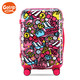 Go·trip旅行箱新品粉色浮游记拉杆箱密码锁飞机轮行李箱24英寸 5268B