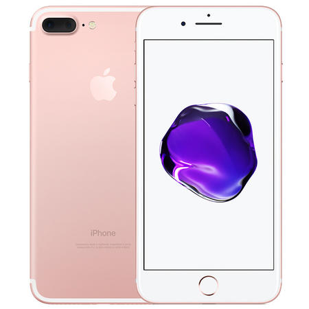 苹果 Apple iPhone7(A1660) 移动联通电信4G手机 128G玫瑰金色 套装送钢化膜图片