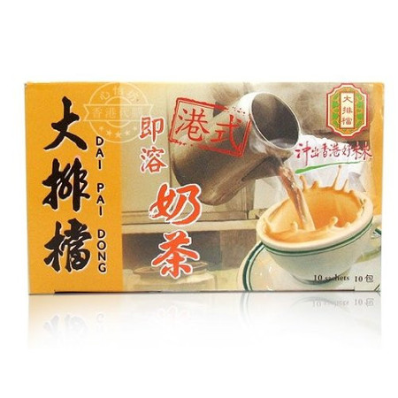 大排档 三合一即溶奶茶 正宗的港式奶茶 浓浓奶茶味 170g/盒（中国香港） 1盒10小包图片