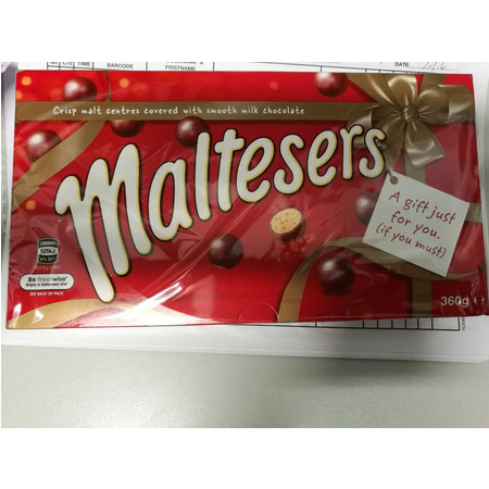 澳洲Maltesers麦提莎 脆心牛奶味巧克力/黑巧克力巧克力 360g图片