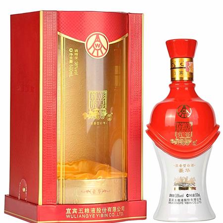 五粮液股份 彰显尊贵（豪华）  浓香型38°白酒 500ml 礼盒装