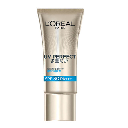 欧莱雅（LOREAL）女士隔离霜防晒 多重防护精华芯隔离露80ML SPF30PA+++