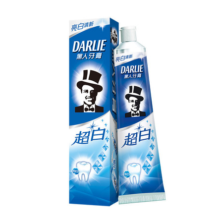 黑人/DARLIE 超白牙膏140g图片