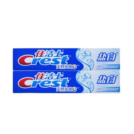 佳洁士/CREST 口腔护理套装 草本水晶牙膏140g*2图片