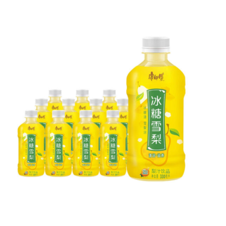 康师傅茶饮料冰糖雪梨330ml*12瓶整包图片