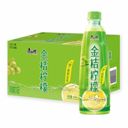 康师傅 金桔柠檬500ml*5瓶图片