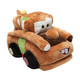 Zoobies迪士尼毛绒玩具抱枕睡毯三合一 赛车总动员板牙毛绒DY108