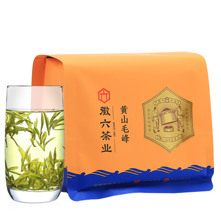 徽六 茶叶 绿茶 黄山毛峰 寻味800 135g 2024年新茶