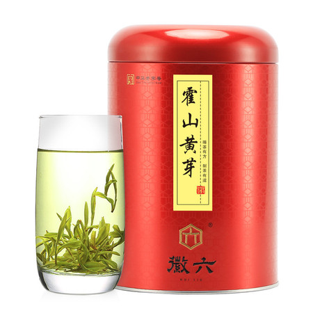 徽六 茶叶 黄茶 霍山黄芽 徽青300系列 200g 2024年新茶