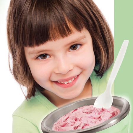汉美驰 68554-CN单碗冰淇淋机 全自动家用水果雪糕机 DIY冰激凌机ice-cream奶昔图片