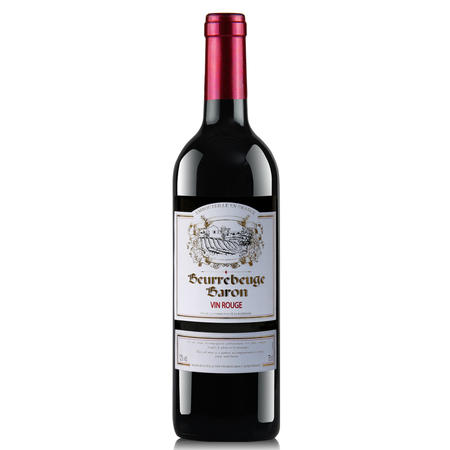 法国原瓶进口 南爵干红葡萄酒750ml 窖藏级红酒 百年酒庄精选红图片